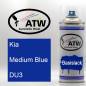 Preview: Kia, Medium Blue, DU3: 400ml Sprühdose, von ATW Autoteile West.